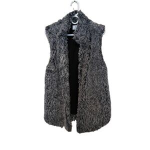 The SOFTEST faux fur vest cardigan, pockets, not shedding, 2000s keisha Y2K